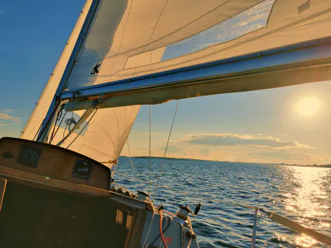 Kesäillan purjehdus